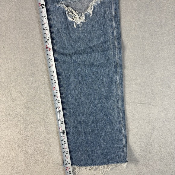 AG Adriano Goldschmied The Nolan Ankle Jeans 26R Relaxed Slim Ankle Distressed - Picture 9 of 12